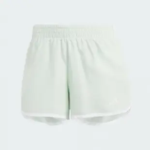 【adidas 愛迪達】短褲 女款 運動褲 M20 SHORT 淺綠 IN1582