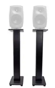 (2) Rockville 36” Studio Monitor Speaker Stands For Genelec 8340A Monitors