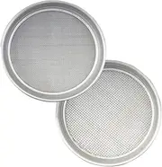 Aluminium Sieve Set for Gem Fossicking, Gold Panning, Prospecting, 2 Pieces