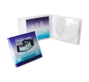 Disc 5 CD/DVD Wallet with Pages - Pack of 5 - Clear