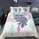 Owl Feather Single/Double/Queen/King/Super King Bed Quilt/Duvet/Doona Cover Set