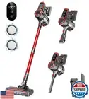 Cordless Vaccum Cleaner, 300 Watts Suction and 45min Runtime with LED Display