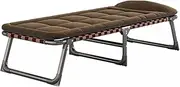 Nap Bed Oxford Cloth Camping Cot, Breathable Folding Cot with Thick Mattress, Portable Folding Bed for Sleeping, Lightweight Tent Cot Updated Design
