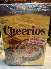#MI - Cheerios Promotion 60th Anniversary The Lone Ranger Cereal Box Full W/mask