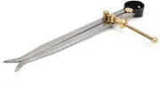 Carbon Steel and Brass Spring Divider Caliper, Inside Spring Caliper, Compact Labor-Saving Portable for DIY Tools DIY Hardware(200mm)