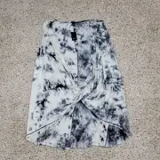 Torrid Shirt Women 1 Plus Size Black White Lightweight Pullover Tie Dye Drape