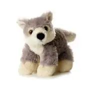 Aurora World Plush - Mini Flopsie - WOOLSEY the Wolf (8 inch) New Stuffed Animal