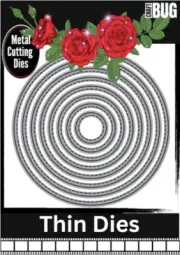 CRAFTBUG DIES CUT EMBOSS & STENCIL THIN DIES ~ NESTING CIRCLES CODE A5-B14