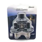 Westek Candelabra 3 Pack Light Control Dusk to Dawn Incandescent Bulbs Only