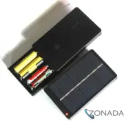 AAA AA Rechargeable Battery Solar Panel Charger Charging Box 4 Batteries 4V 1W