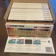 New Box Of 12 Packs Of 25 Stick Cray-Pas Sakura The Original Oil Pastels