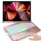Backlit Touchpad Keyboard Case With Rotate For iPad 7/8/9th/10th Gen 11" 2022 AU