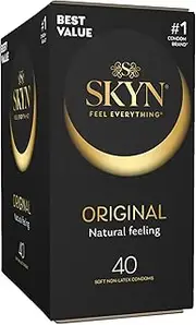 SKYN® Original Ultra-Soft Non-Latex Condoms 40 Pack