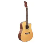 41" 12 String Acoustic Guitar Cutaway With Pickup AC12-C