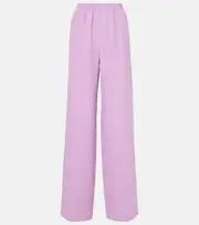 [Valentino] Valentino Cady Couture wide-leg pants AU 18 purple
