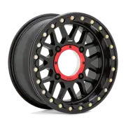 15x7 KMC UTV KS235 GRENADE BEADLOCK Satin Black Wheel 4x137 (10mm)