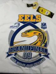 NEW NRL Parramatta Eels, 2009 Grand Final T Shirt, size M, White, NWT
