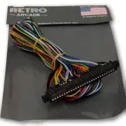 JAMMA Mame Cabinet Wiring Harness Loom Multicade Arcade Video Game PCB cable
