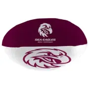 Manly Warringah Sea Eagles NRL Plush Football Ball Soft Sublimated Team Jerse...