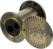 HYTROVE Peephole Doorbell with Cover Wired Ring Magnetic Locks Hotel Chime Window Cam Entry Pass Bar Alarm Stoppers Security Nest Holes Hanger Stops Knocker Viewer Video Hinges Zinc Alloy
