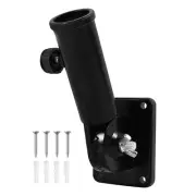 Flag Pole Holder Mounting Bracket Adjustable Flagpole Rod Hitch Bracket6427