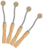 NUOBESTY Pattern Tracer Wheel 4pcs Smooth Tracing Wheel for Sewing Needle Point Fabric Serrate Tracing