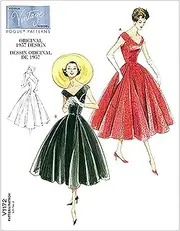 Vogue 1172 Misses' Sewing Pattern Petite V-Neck Dress and Belt - Size 14-16-18-20