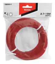 Makita 198505-3 Red Cloverleaf Wire Brush Cutter String Trimmer 2.7mm15m