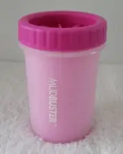 Dexas MudBuster Portable Dog Paw Cleaner Medium Pink New