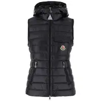 在飛比找ETMall東森購物網優惠-【MONCLER】女款 GLYGOS 連帽羽絨背心-黑色 (