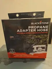 Blackstone 3 ft Rubber Propane Griddle Adapter Hose Tool with Regulator, 1-Piece