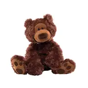 GUND - Philbin Bear Chocolate- Small 33cm - Kids Soft Toy Teddy Bears