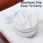 USB Mini Washing Machine Two-way Rotating Turbine Turbo Washer Travel