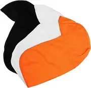 [KOMBIUDA] 3pcs Summer Cycling Cap with Cooling Neck Mask Sun Protection Helmet Liner Breathable Ear Cover for Outdoor Activities Like Fishing and Running Fluorescent