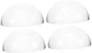 4pcs Paperweight Glass Hemisphere Quilting Paperweights Dome Weights Pattern Weight Dome Paperweights Quilting Weights Magnified Lenses Glass Dome Paper Weight Transparent