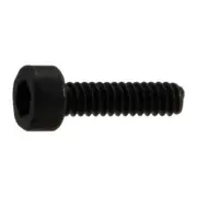 1.6mm-0.35 x 6mm Black Oxide Knurled Hex Socket Cap Screws (30 pcs.)