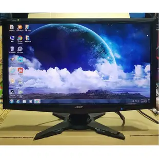 宏碁 P224W B 22吋 FullHD LED螢幕、D-Sub、HDMI、DVI 輸入《附 VGA線 / 電源線》