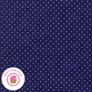 Moda Basic ESSENTIALLY YOURS 8654 39 Royal Blue Polka Dot Quilt Fabric