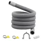Hose Extension Set Universal Washing Machine Hose 2M, Include Bracket Hose7779