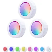 3 Pack RGB LED Night Light Romantic Mood Light USB Charge Ambient Light