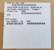 Ergotron DS100 Dual-Monitor Desk Stand, Horizontal - Stand F - 33-322-200 - NEW
