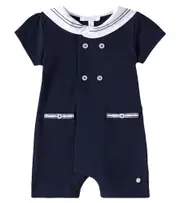 [Patachou] Patachou Baby cotton playsuit M 0 blue