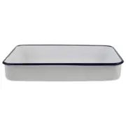 Enamel Baking Pan Rectangular Oven Roasting Tray Casserole Cooking Dishes for
