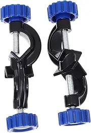 HEALLILY 2Pcs Adjustable Cross Clamp Right Angle Stand Clamp Holders for Laboratory Use for Stabilizing and Fixing Easy Adjust Knobs for Precision Coated Finish