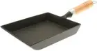 Iwachu Iron Tamagoyaki Omelette Pan, Black, Cast Iron, Oven Safe, Rectangular