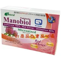 在飛比找iOPEN Mall優惠-更諾舜 Manobiol 紅花苜蓿錠 30錠