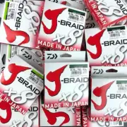 DAIWA J-BRAID X8 PE Braided Fishing Line Japan ALL SIZES