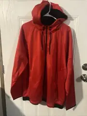 AND1 Men’s Active Zip Up Hoodie Jacket Basketball Red Size XL New With Tag