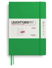 [LEUCHTTURM1917] Weekly Planner Notebook Composition B5 2026 in Spring Leaf
