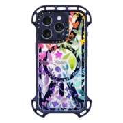 iPhone 16 Pro Ultra Bounce Case MagSafe Compatible Floral Rainbow